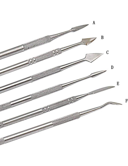 Juego de Cuchillos de Cera PHYHOO 12 Piezas Acero Inoxidable