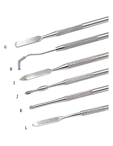 Juego de Cuchillos de Cera PHYHOO 12 Piezas Acero Inoxidable