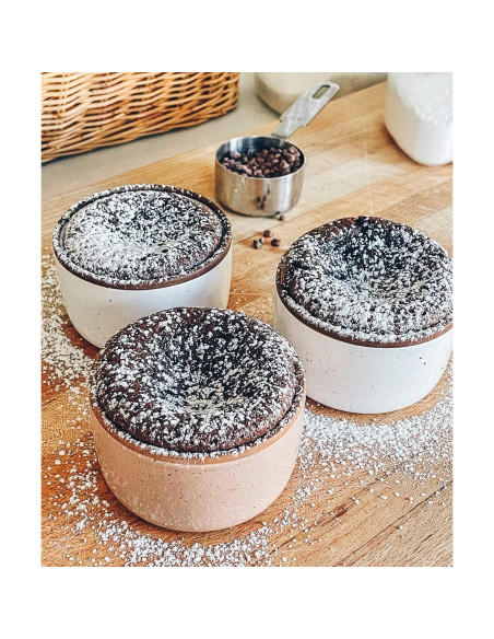 Ramekins Cerámicos MORA 8oz Set de 6 Antiadherentes