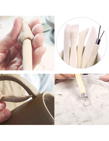 Juego de Herramientas de Arcilla 25 PCS Jepeux para Modelado