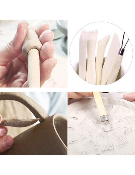 Juego de Herramientas de Arcilla 25 PCS Jepeux para Modelado