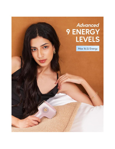 Depilador IPL INNZA Oro Rosa 999,999 destellos Indoloro