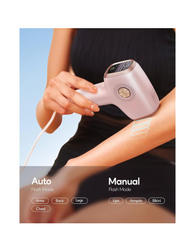 Depilador IPL INNZA Oro Rosa 999,999 destellos Indoloro