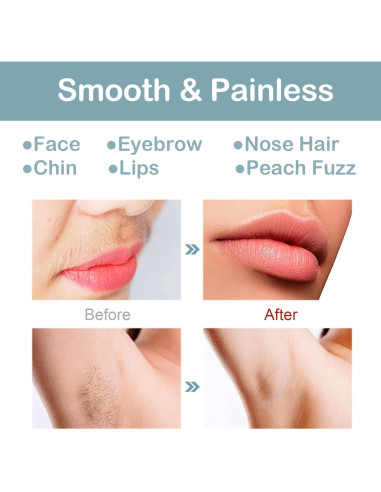 Recortador Facial Evolvique 2 en 1 Rosa con Luz LED