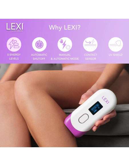 Spa Sciences LEXI - Eliminador de Vello IPL Indoloro 999,999 Destellos