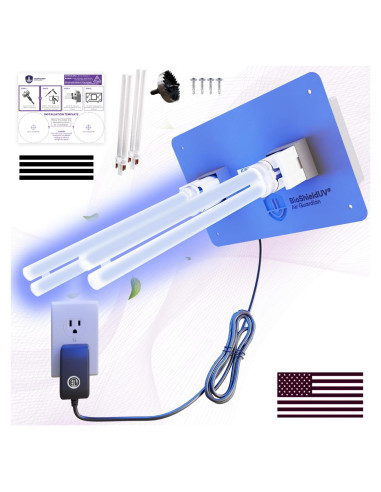Purificador de Aire BioShieldUV 18W con Luz UV para HVAC