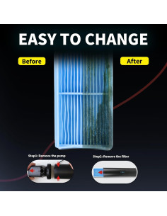 Filtro de piscina Coospider P10F 600L/h con luz UV 2