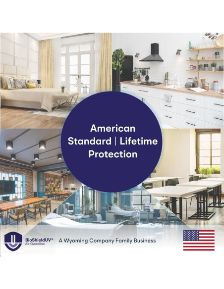 Purificador de Aire BioShieldUV 18W con Luz UV para HVAC