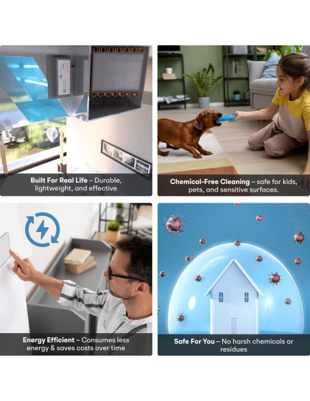 Purificador de Aire BioShieldUV 18W con Luz UV para HVAC