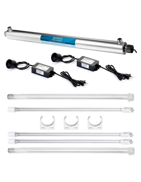 Purificador de Agua UV Bluonics 55W 12 GPM para Casa