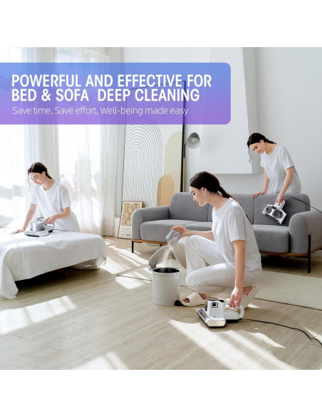 Aspiradora de Cama JPHYLL UVC-S1600-Pro 500W Luz UV-C