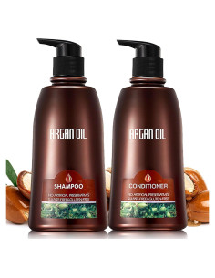 Juego de Champú y Acondicionador Orgánico Bing - Aceite de Argán