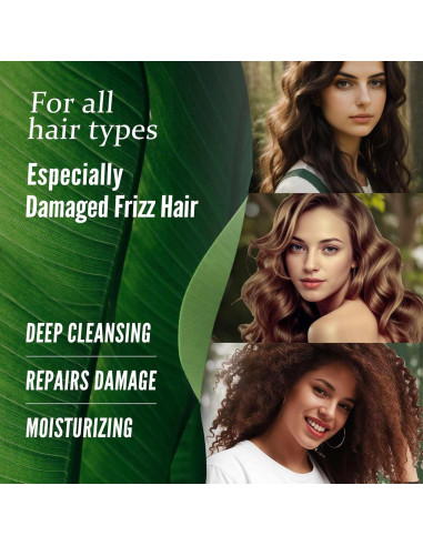 Juego de Champú y Acondicionador Orgánico Bing - Aceite de Argán