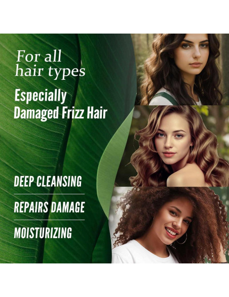 Juego de Champú y Acondicionador Orgánico Bing - Aceite de Argán