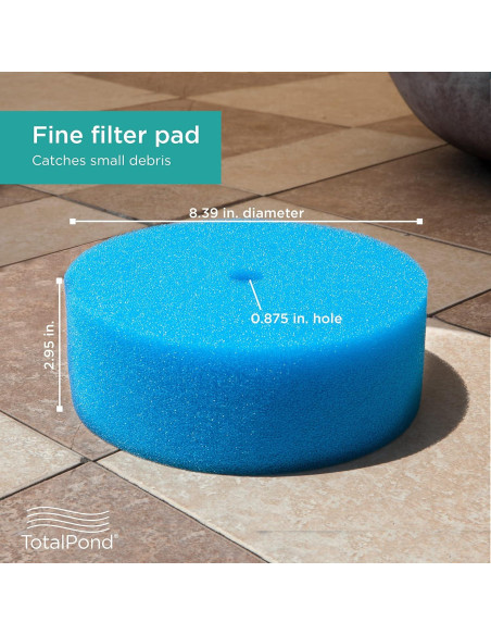 Almohadillas de Filtro TotalPond para Estanque PF850 y PF1200UV