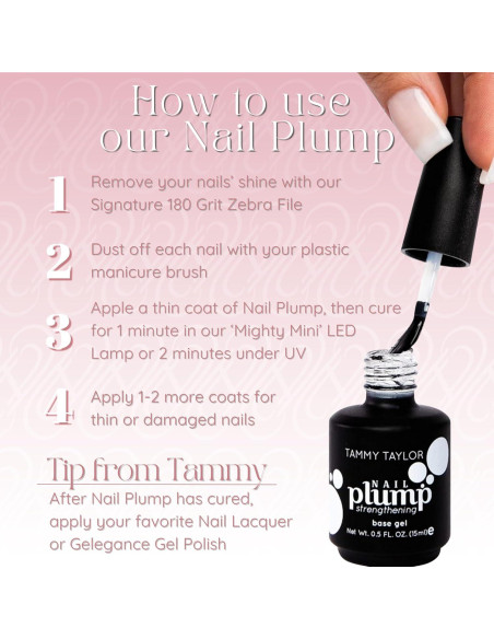 Endurecedor de Uñas Tammy Taylor Plump | Tratamiento Fuerte