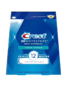 Crest 3D Whitestrips Kit Blanqueador 20 Tiras 1 Hora