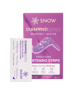 Tiras Blanqueadoras Snow Diamond 42 Tratamientos Dientes Sensibles