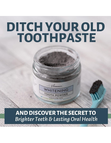 Polvo de Dientes Blanqueador y Remineralizante Menta 99g