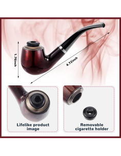 Pipa Falsa para Disfraz de Detective - Accesorio Halloween 2