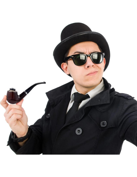 Pipa Falsa para Disfraz de Detective - Accesorio Halloween