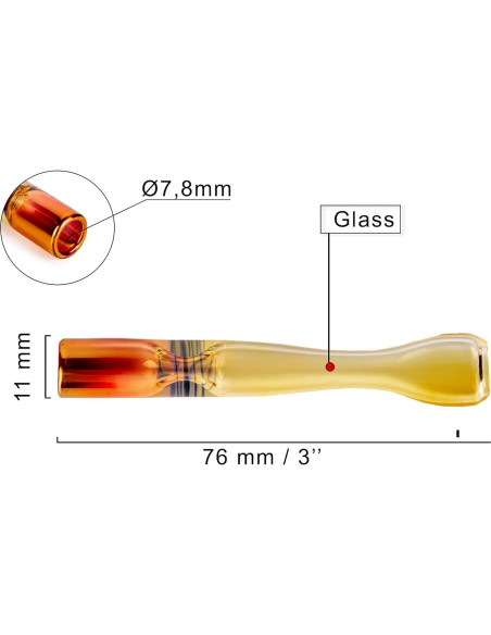 Soportes de Cigarrillos de Vidrio Dr. Watson - Juego de 2