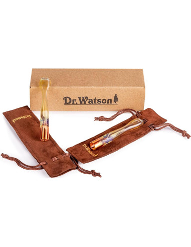 Soportes de Cigarrillos de Vidrio Dr. Watson - Juego de 2