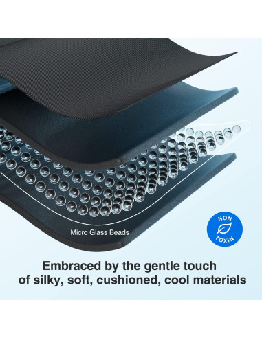 Máscara de Sueño YFONG 3D Negra con Peso 120g Ajustable