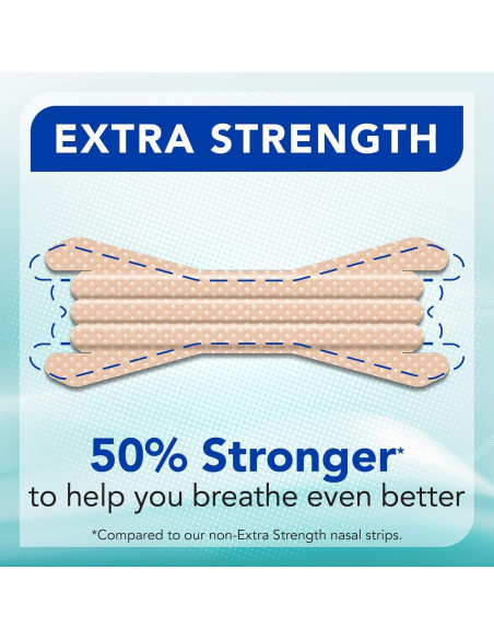 Tiras Nasales Fuerza Extra Instaclear 50 ct Beige
