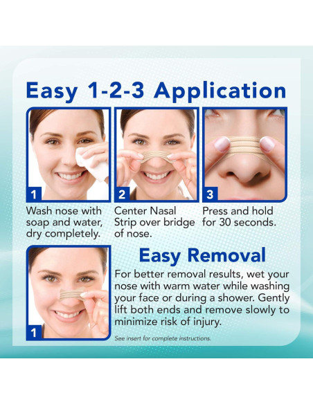 Tiras Nasales Fuerza Extra Instaclear 50 ct Beige