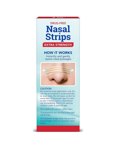 Tiras Nasales Fuerza Extra Instaclear 50 ct Beige