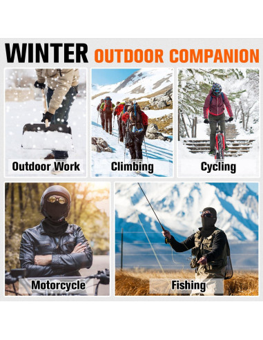 Balaclava Térmica YANIKY para Esquí y Motocicleta - Negro