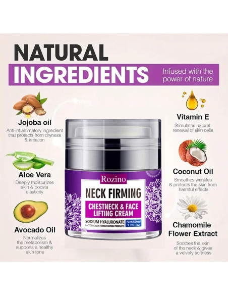 Crema Reafirmante New Irven para Rostro y Cuello 150g