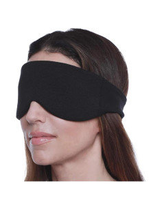 Máscara de Sueño Happyluxe Escape - Suave y Lavable - Negro