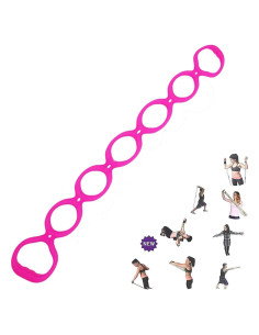Banda de Ejercicio de Resistencia LACANEA 7 Anillos Rosa
