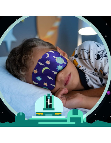 Geyoga 5 Máscaras de Sueño para Niños Estilo Espacial