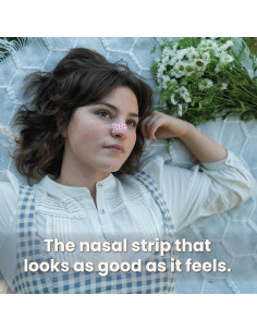 Tiras Nasales Breezys 25 Ct Alivio Congestión Fresas y Crema 2