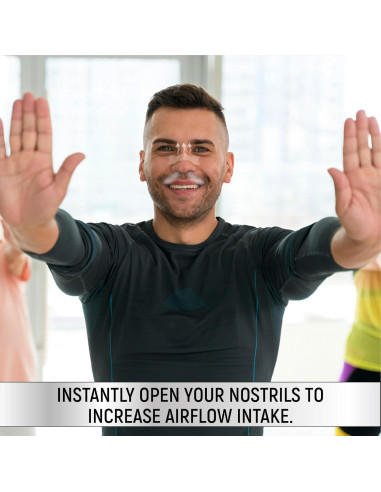 Tiras Nasales Transparentes Santéx Grandes 45 ct. Alivio Ronquidos