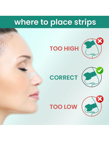 Tiras Nasales Transparentes Massner - Paquete de 100 Unidades