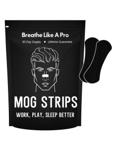 Paquete de 30 Tiras Nasales Antisnoring Mog Strips