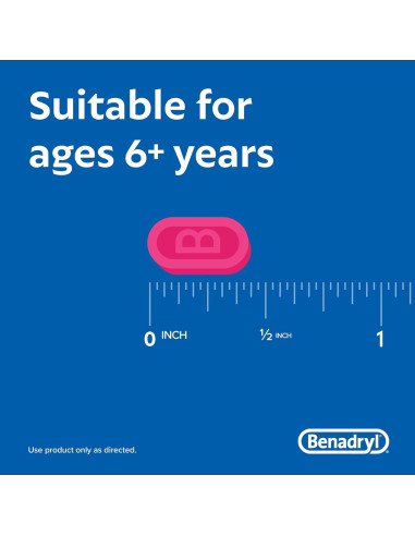 Benadryl Ultratabs 25 mg Antihistamínico Alivio Alergias 24 ct