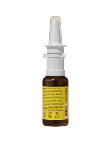 Spray Nasal Descongestionante Beekeeper's Naturals 30 ml