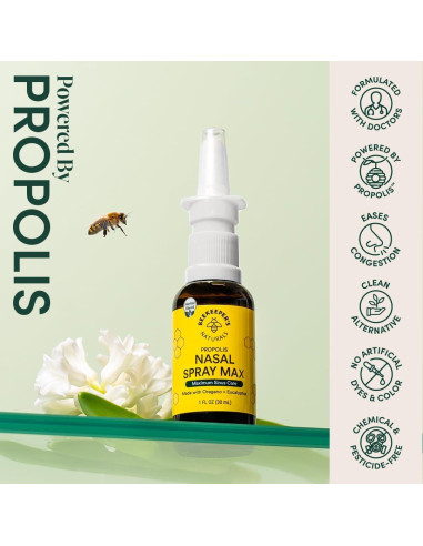 Spray Nasal Descongestionante Beekeeper's Naturals 30 ml