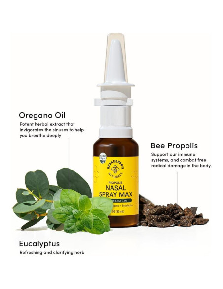 Spray Nasal Descongestionante Beekeeper's Naturals 30 ml