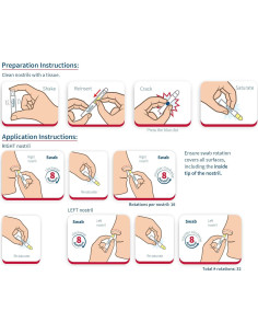 Nozin Sanitizante Nasal Antisético 10 Ampules 62% Alcohol 2