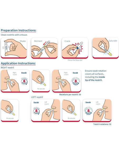 Nozin Sanitizante Nasal Antisético 10 Ampules 62% Alcohol