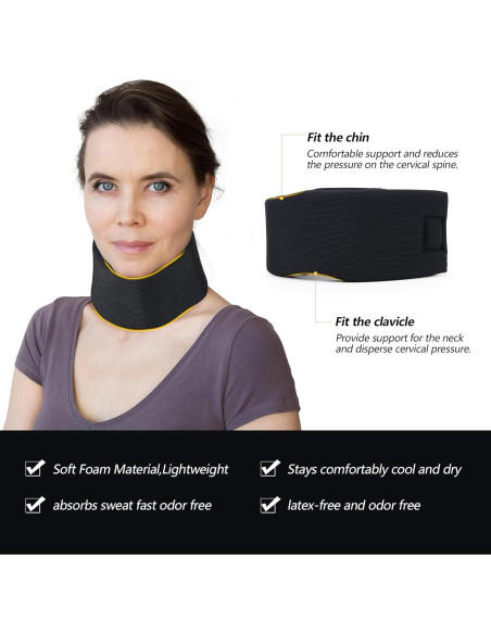 Collar Cervical Cozyhealth Ajustable para Alivio del Dolor