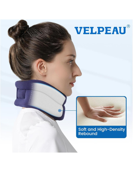Collar Cervical VELPEAU Comfort Mediano Alivio Dolor Cuello