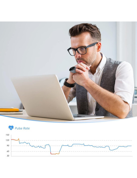 Oxímetro de Pulso Wellue O2ring Bluetooth Recargable 12.19x6.60cm