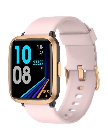 Reloj Inteligente LIVIKEY Rosa con Monitor de Frecuencia